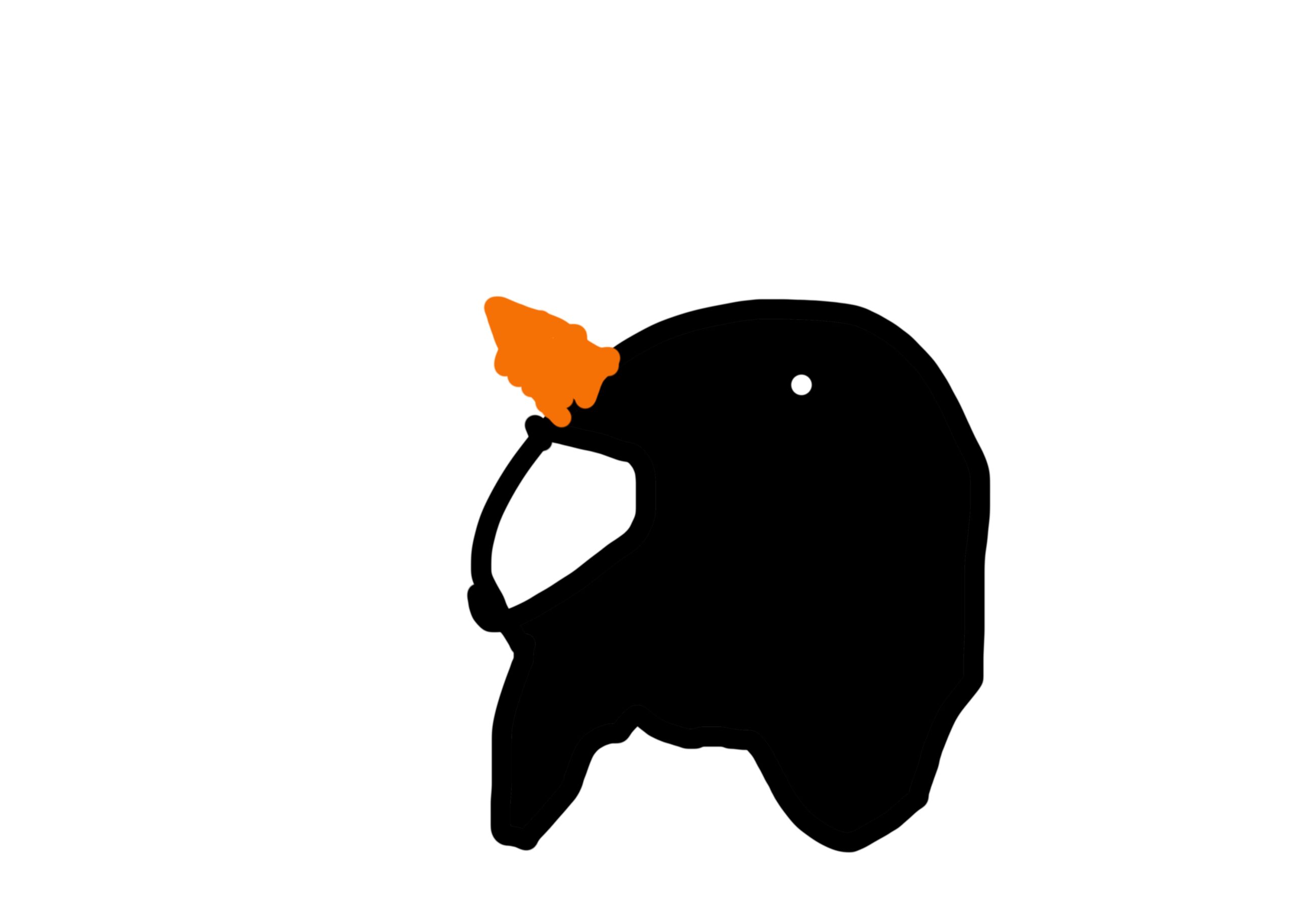 Giant Penguin from Far Away